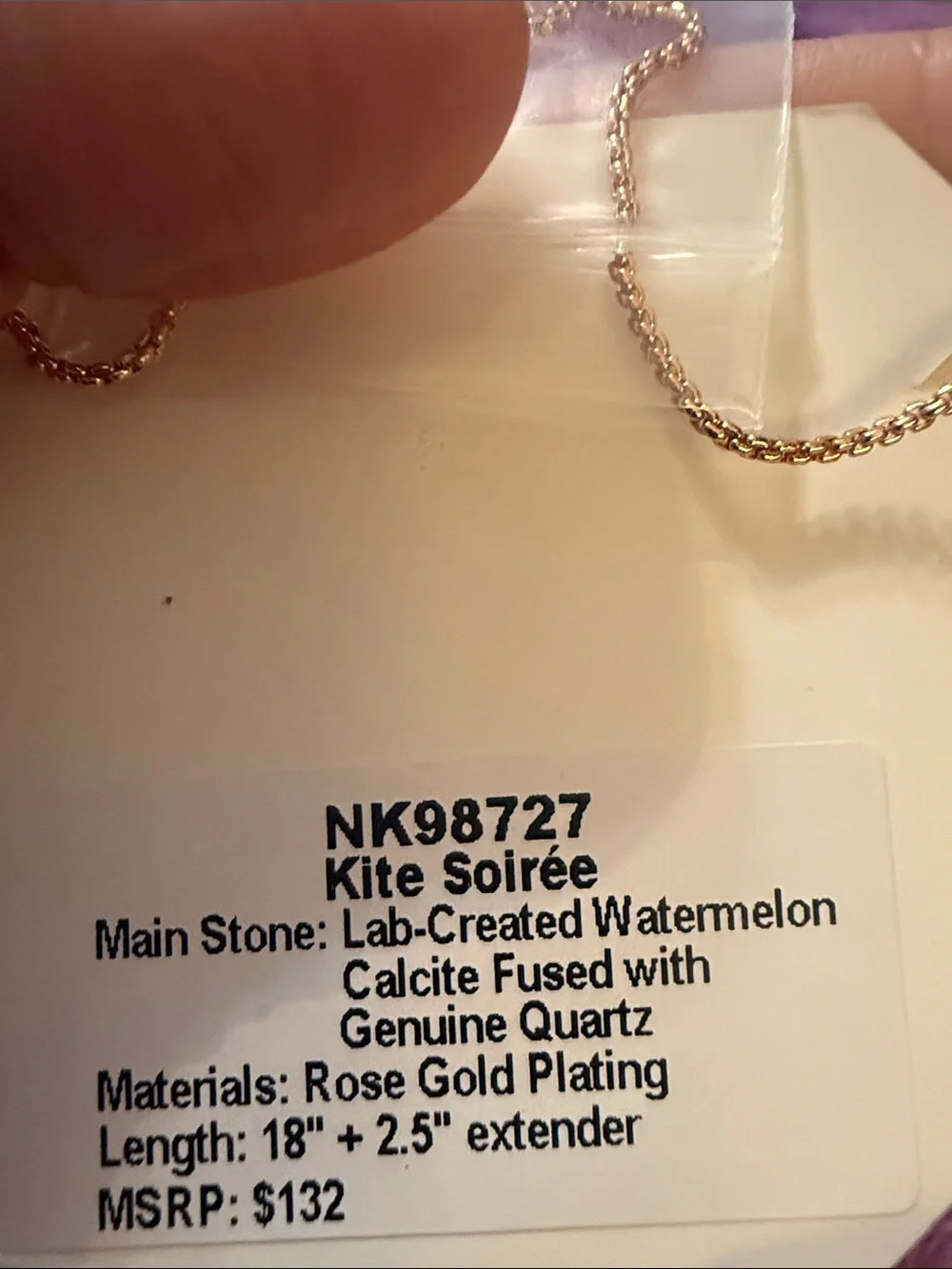 Rose Gold Pendant Necklace Bomb Party